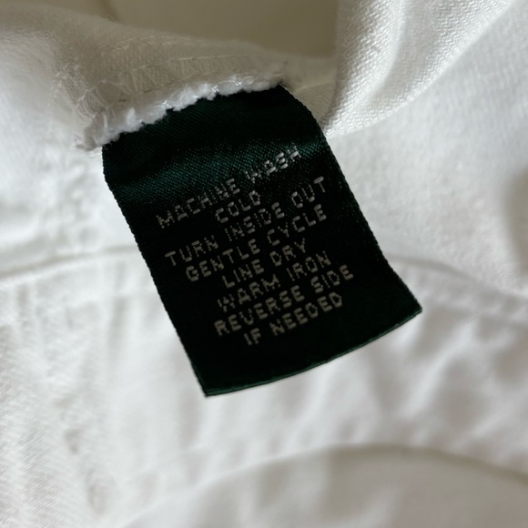 Ralph Lauren White Jean Southwest Aztec Beaded Trucker Jacket size 1X - Picture 8 of 10